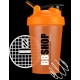 BBSHOP шейкер оранжевый с сеточкой и венчиком (400мл)